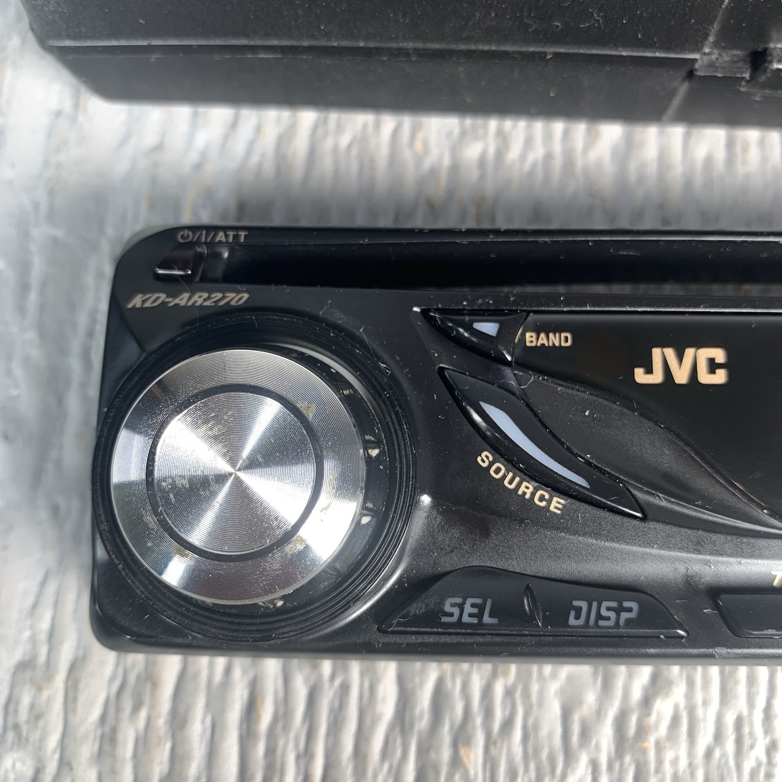 JVC KD-AR270 FACEPLATE ONLY With Case