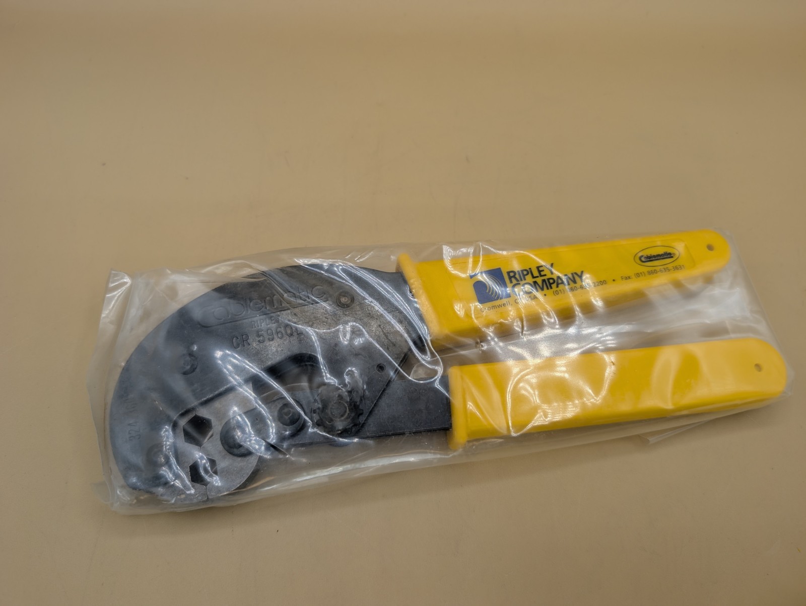 Ripley Cablematic CR596QL Hex Crimp Tool New Sealed