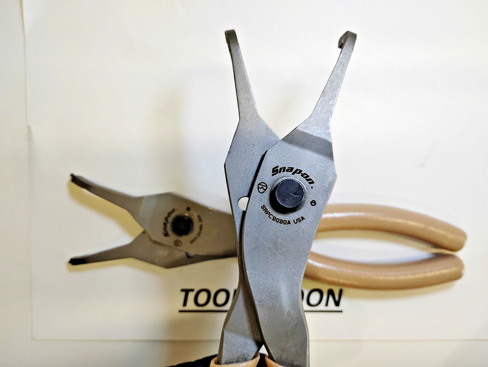 Snap-On Tools USA NEW 2pc Custom Snap Ring Plier Set SRPC9045ACT SRPC9090ACT