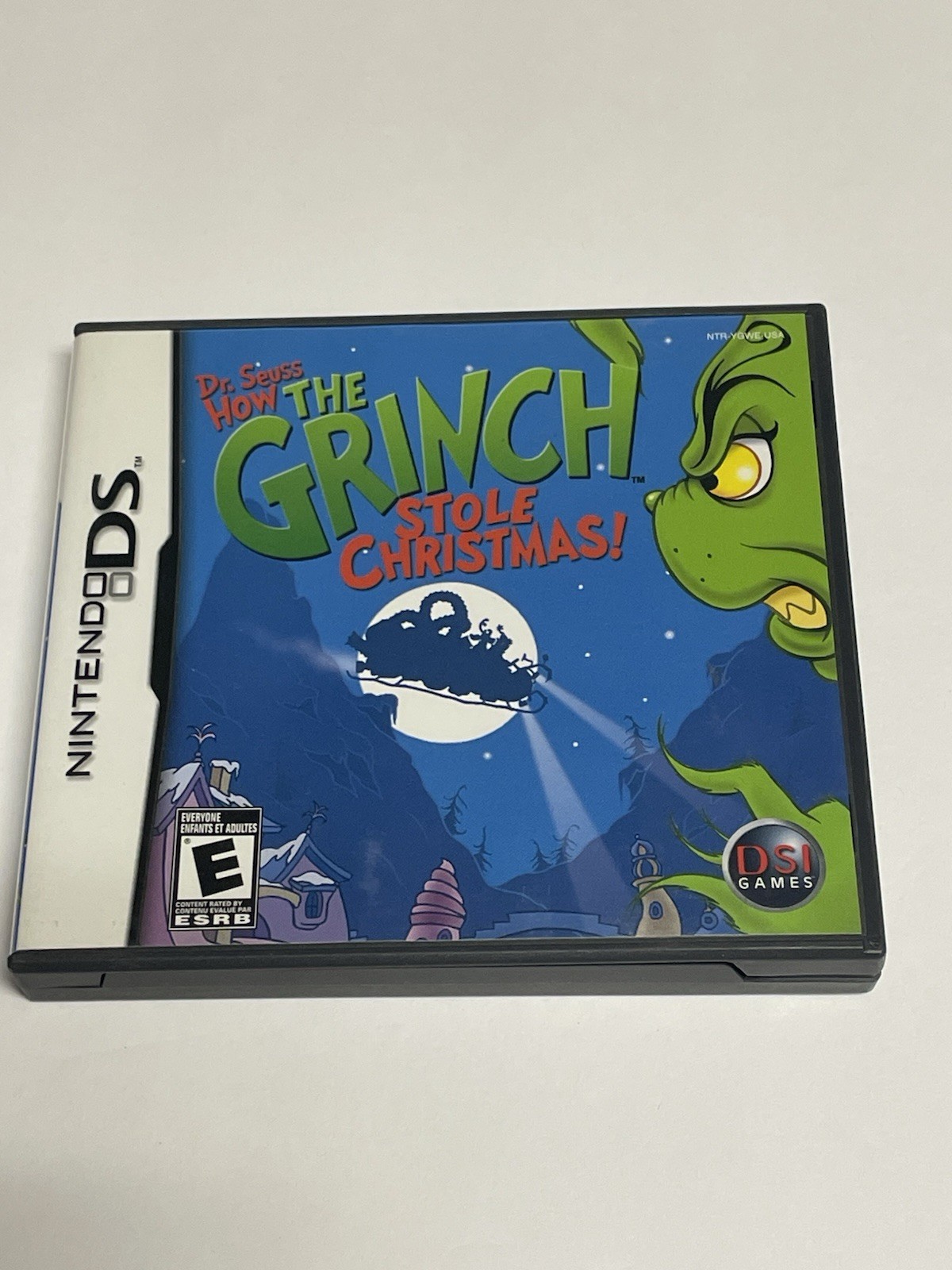 Dr Seuss How the Grinch Stole Christmas (Nintendo DS) Case Only - Ships Same Day