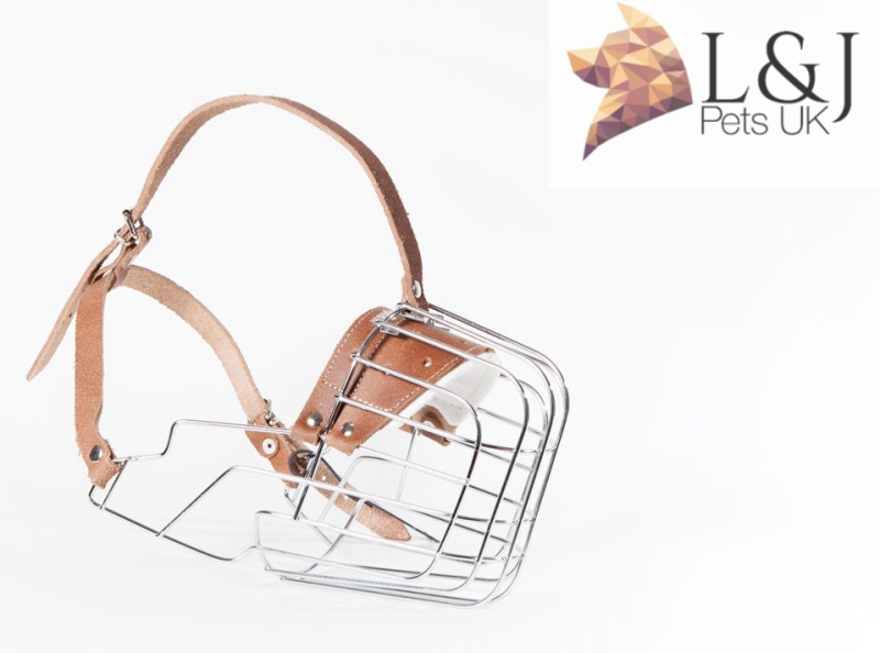 New Strong Metal Wire Basket Dog Muzzle Great Dane