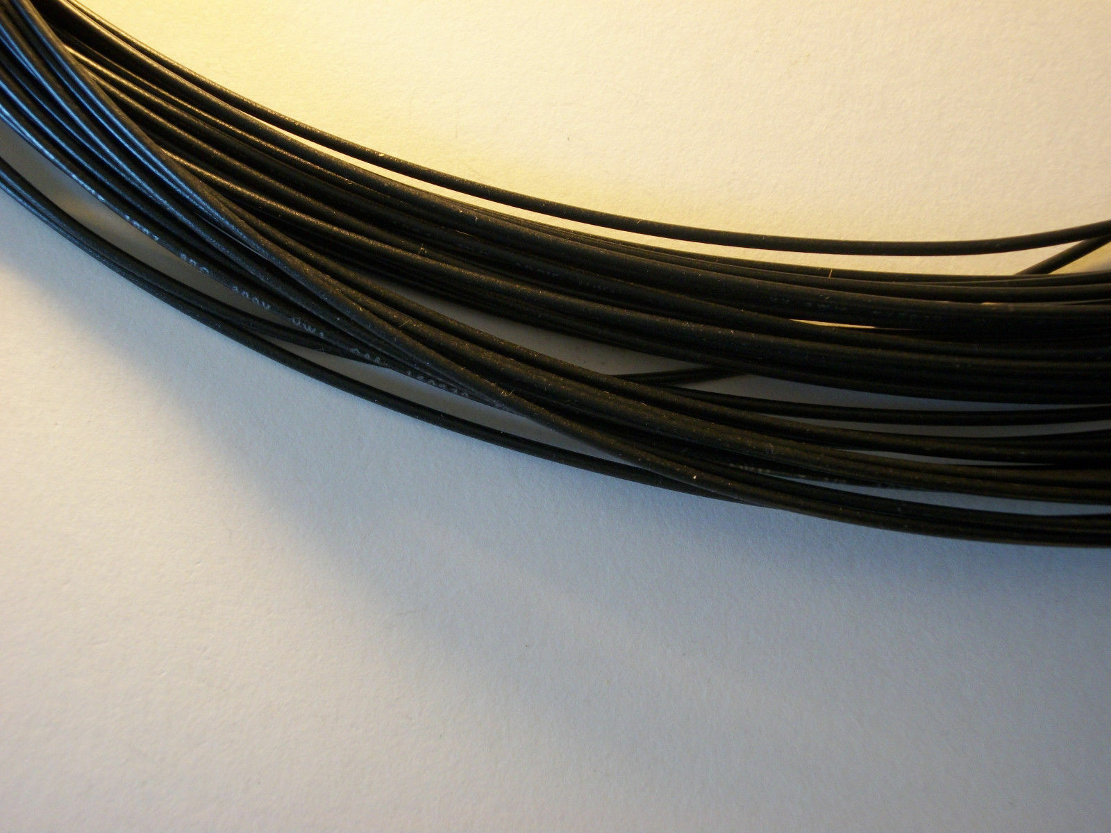 6 Feet Black 22 awg PVC Coated Guitar Wire 22 gauge for Control Cavity Wiring