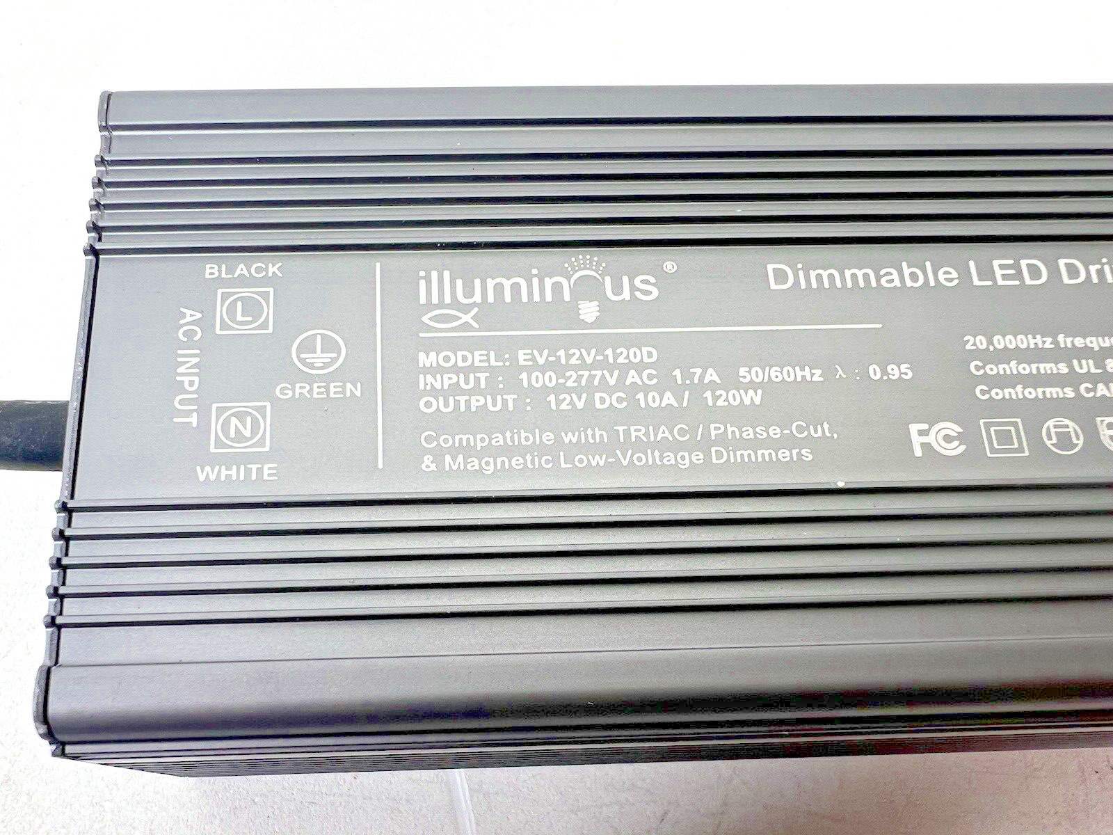 illuminous EV-12V-120D Dimmable LED Driver