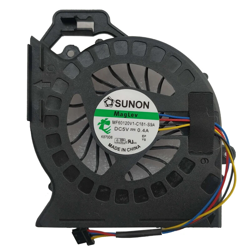 For HP TPN-W104 MF60120V1-C180-S9A MF60120V1-C181-S9A HSTNN-E08C laptop CPU fan