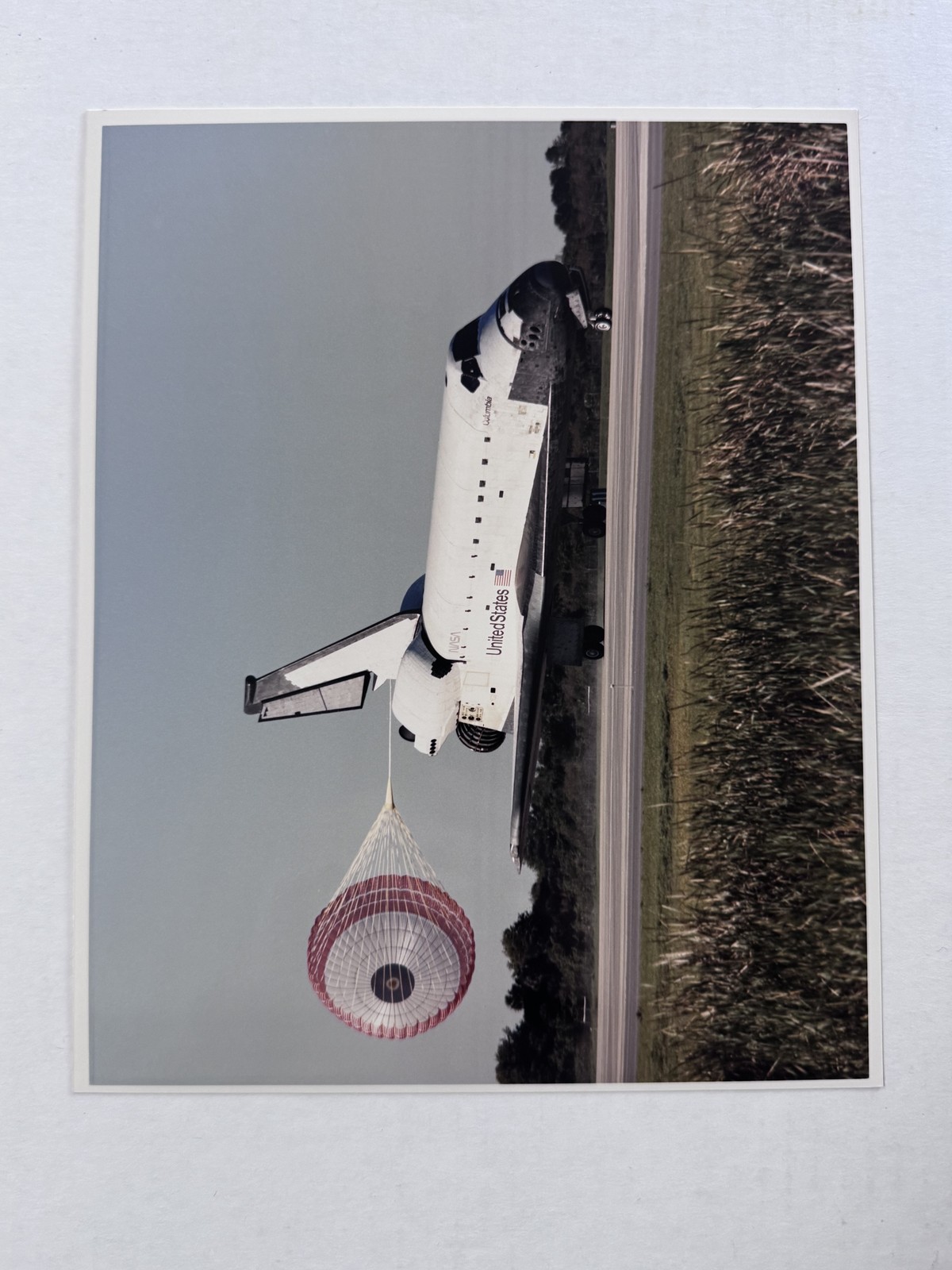 NASA STS-62 Columbia Landing at Shuttle Landing Facility Press Photo