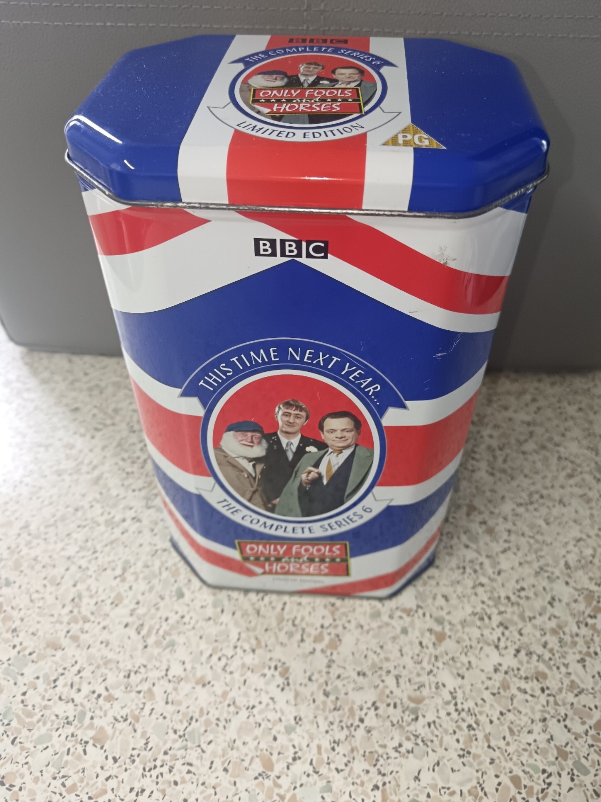 Only Fools And Horses Series 6 VHS with Union Jack Limited Edition Tin. Sealed