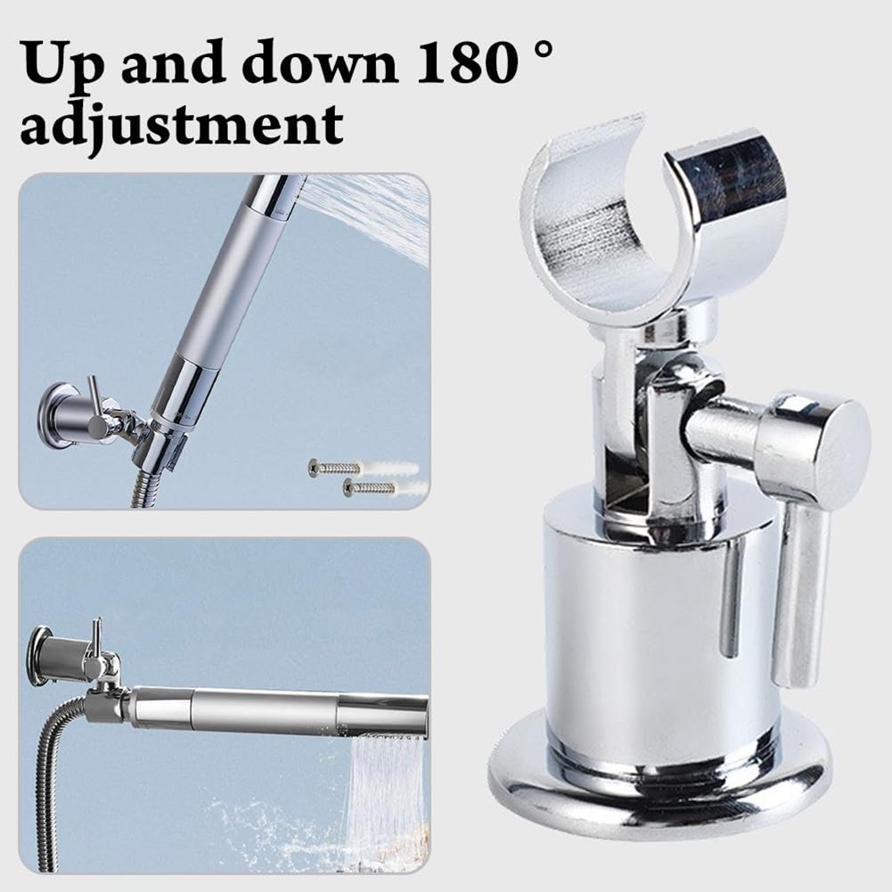 Convenient 180 Degree Rotatable Shower Head Holder Enjoy a Personalized Shower