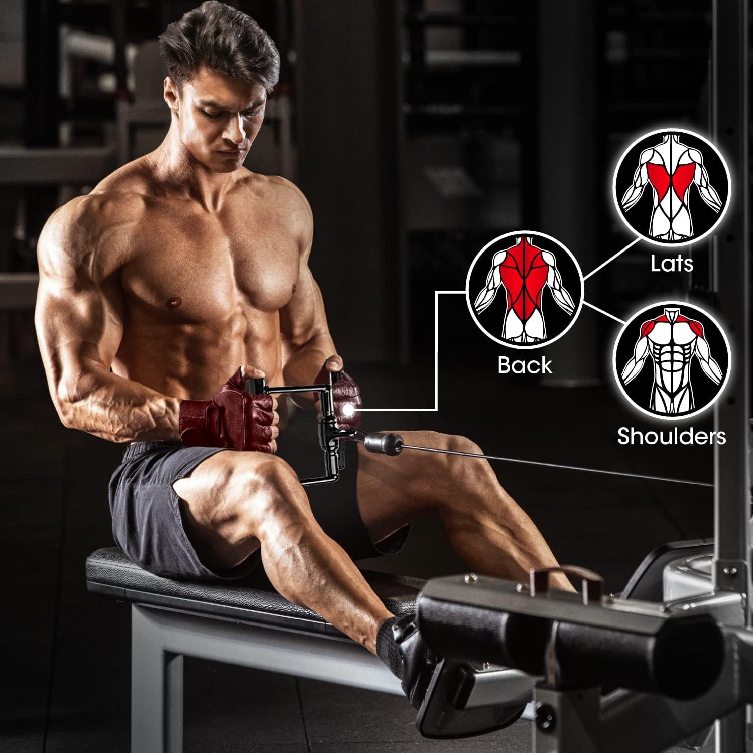 Yes4All Multi Cable Machine Gym Accessories Set