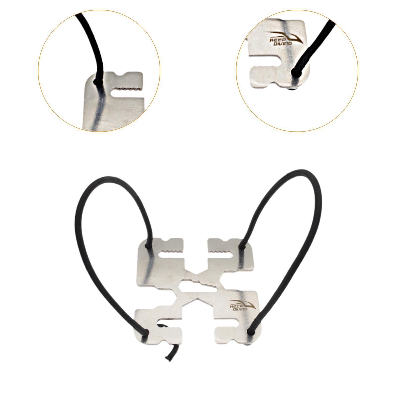 Backplate Weight Plate for Scuba Diving Compact Stainless Steel Webbing Mount