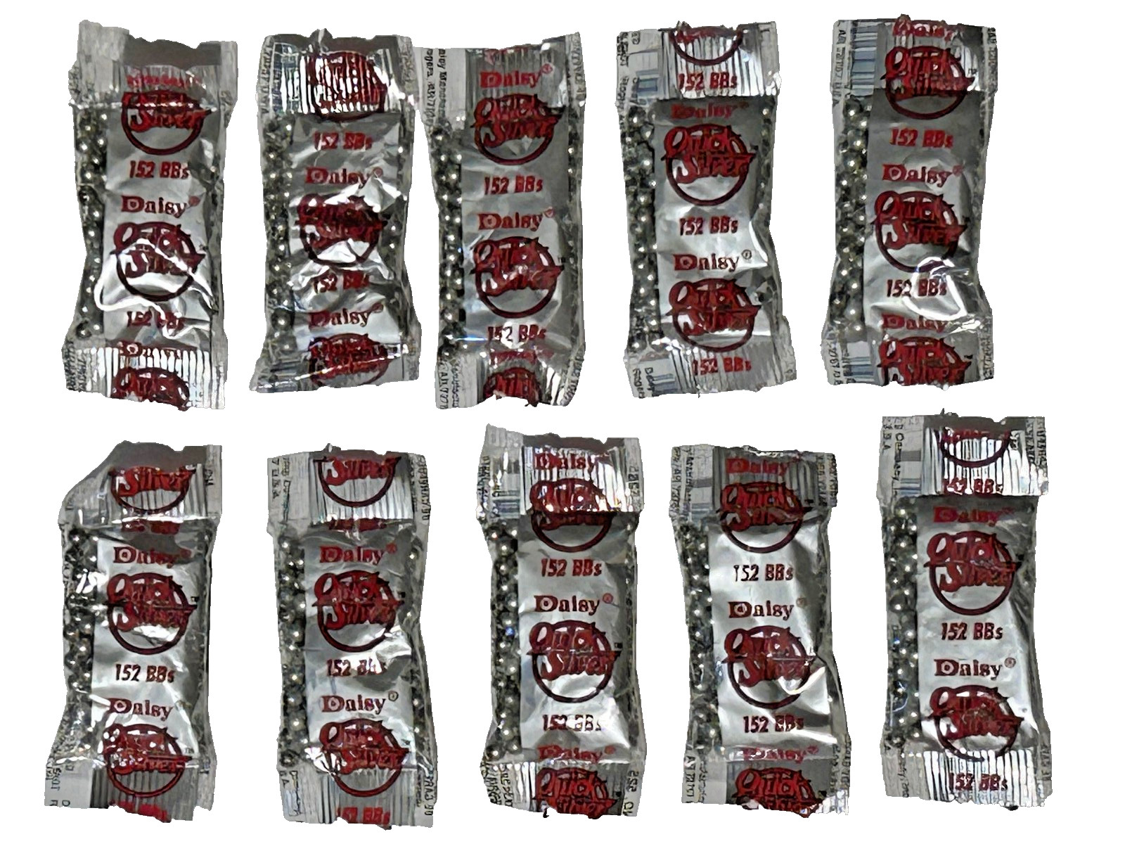 DAISY QUICK SILVER MATCH GRADE BBS (LOT OF 10)