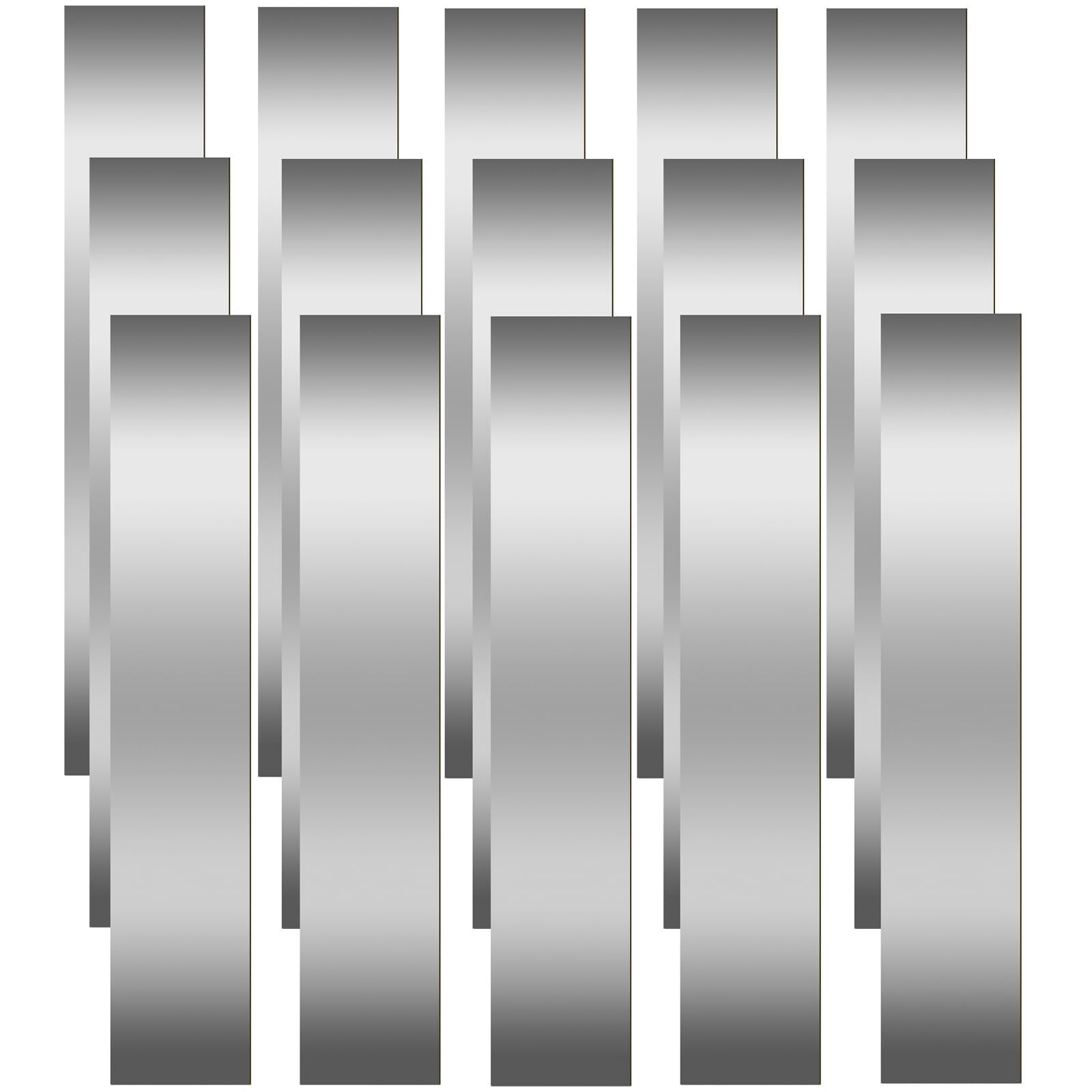 14 Pieces 304 Stainless Steel Strips Stainless Steel Shim Stock Assortment 1"...