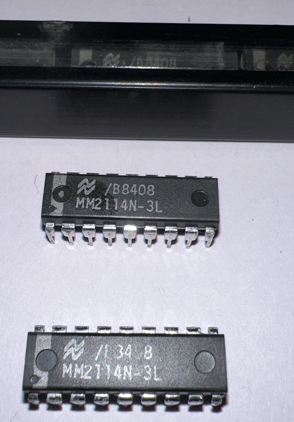 National Semiconductor MM2114N-3L integrated circuit 4K static RAM New Lot of 2