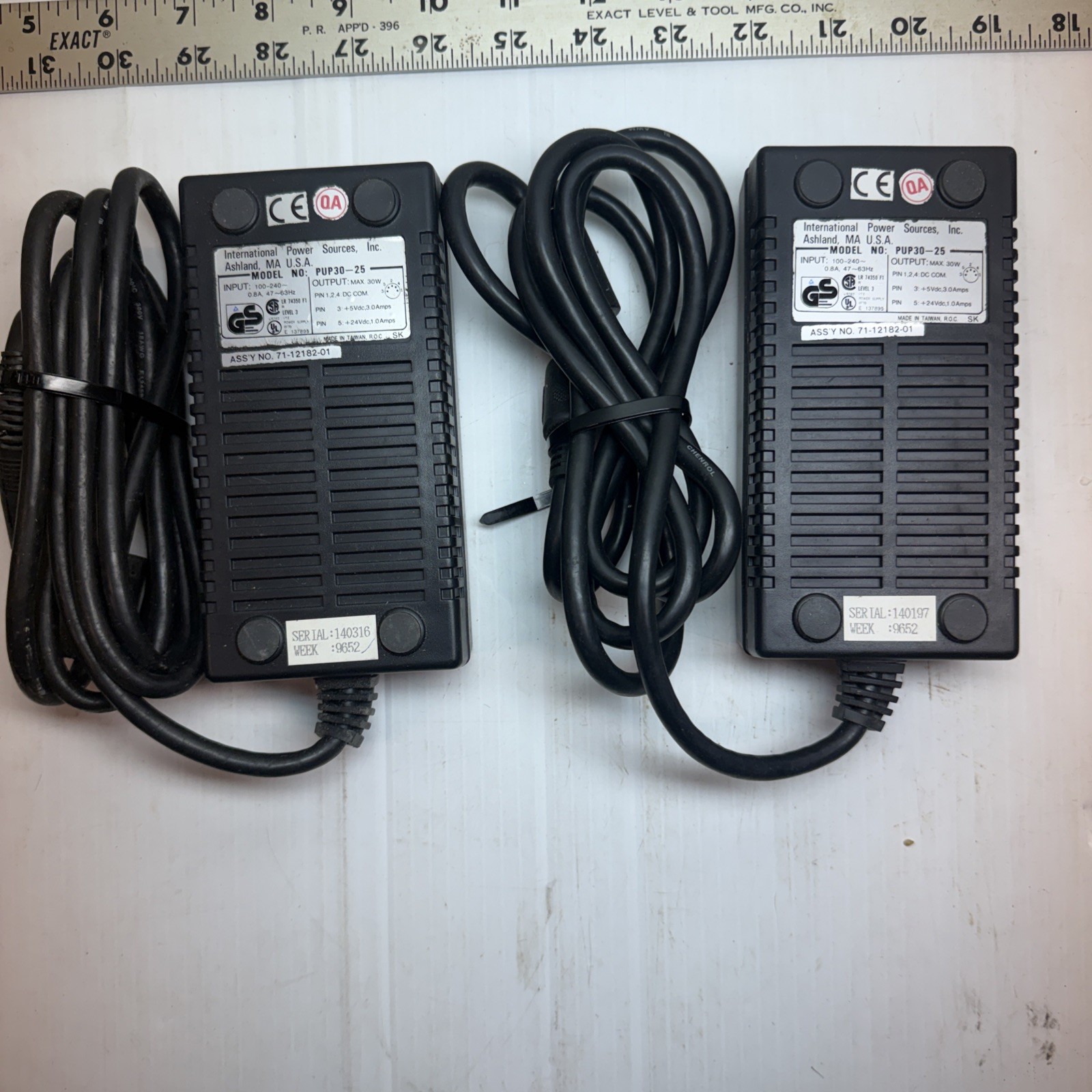 International Power Sources PUP30-12-B3 Power Supply In 100-240VAC Out 11-13VDC