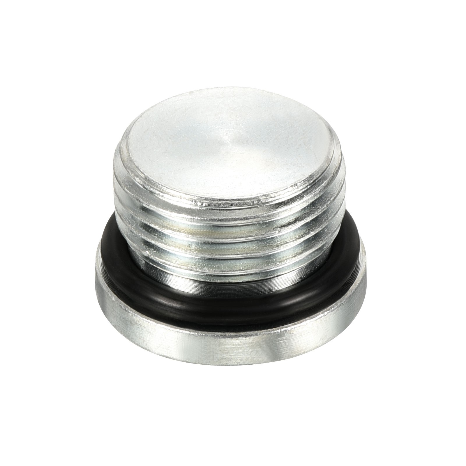 3/4-16UNF Hex Head Pipe Fitting Plug, 2 Pack Male Thread 45# Steel Plug