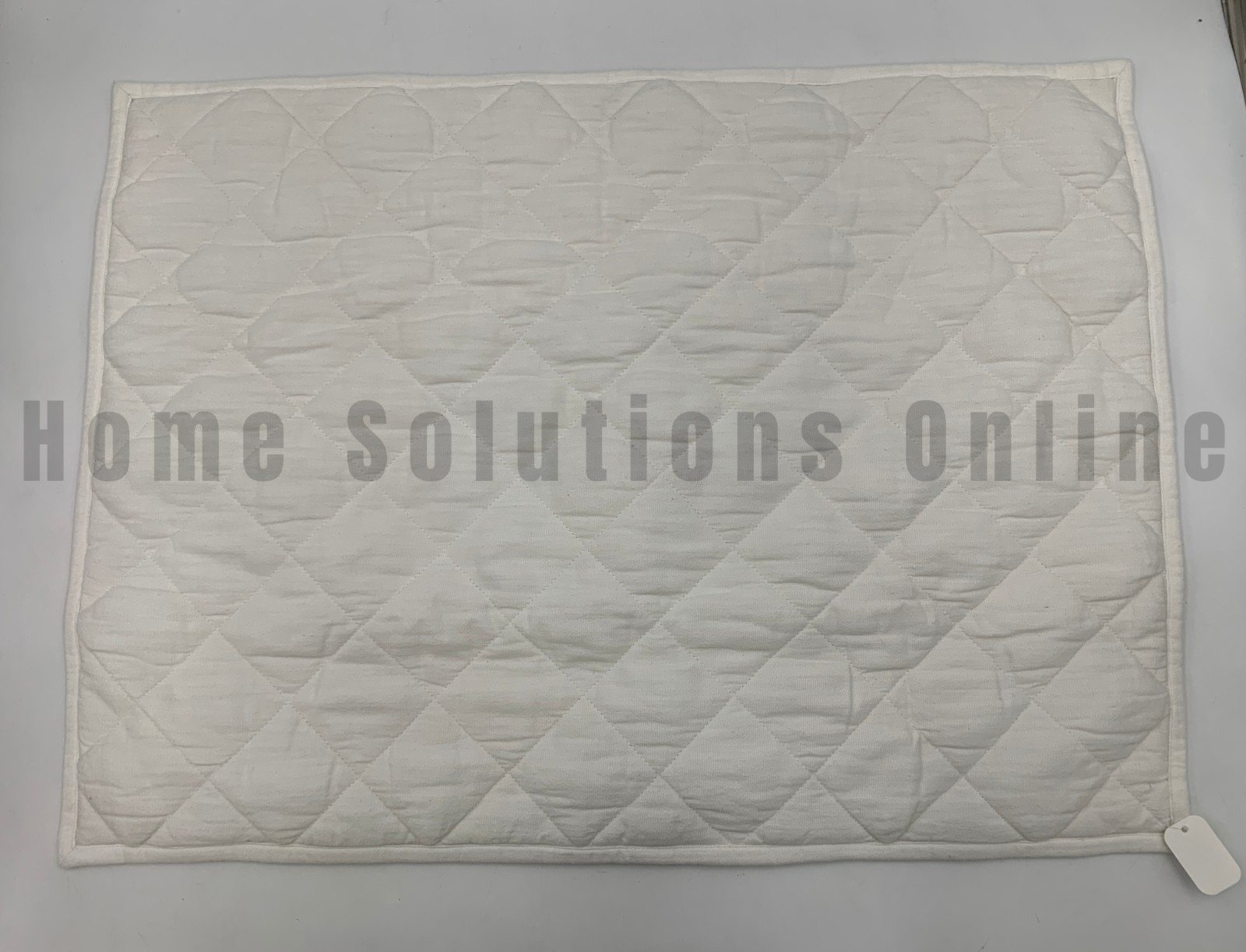 Pottery Barn Teen Blake Heritage Quilted Sham White Standard #J2035