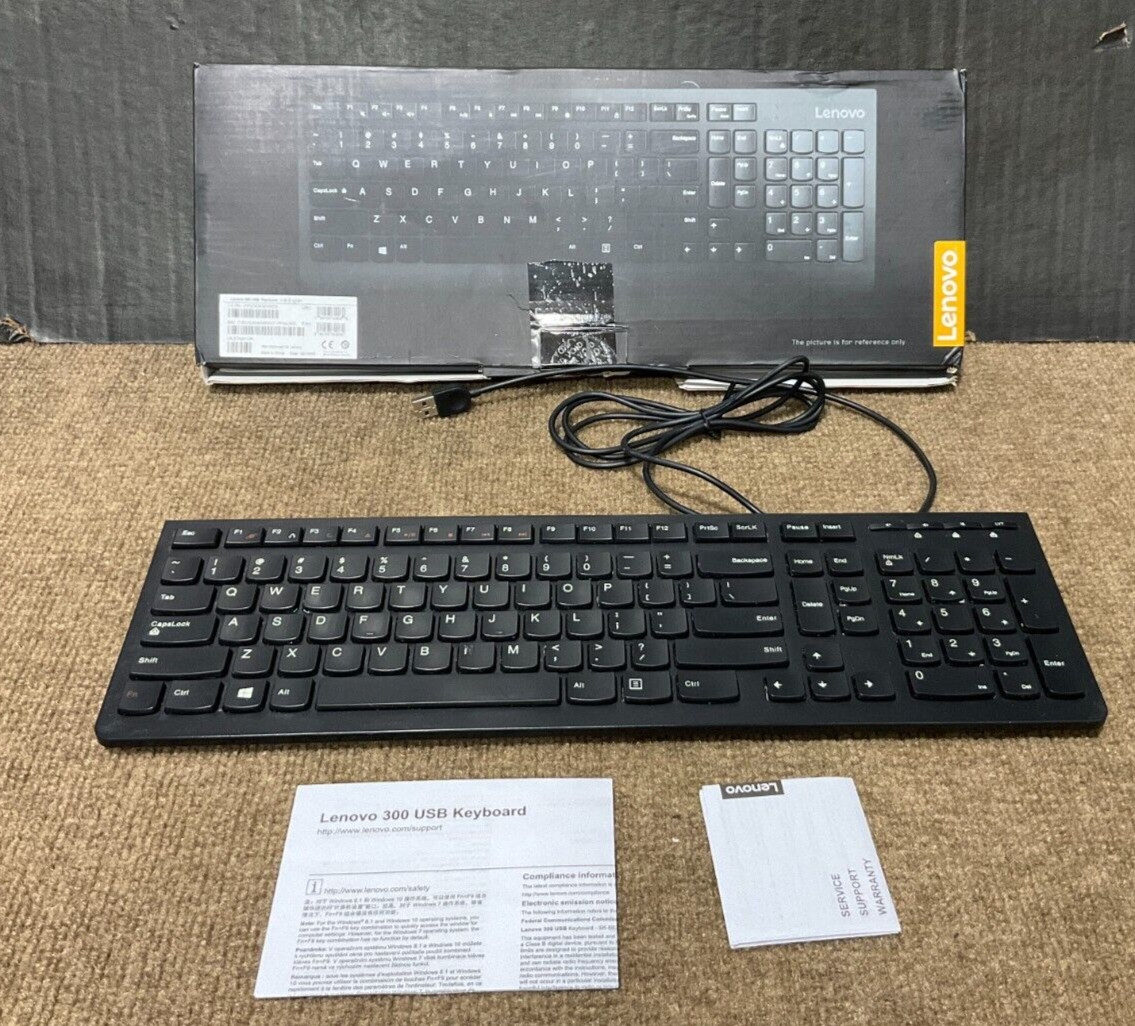Lenovo Computer Keyboard Slim Wired LXH-EKB-10YA ✅❤️️✅❤️ READ!!! ✅❤️️✅❤️