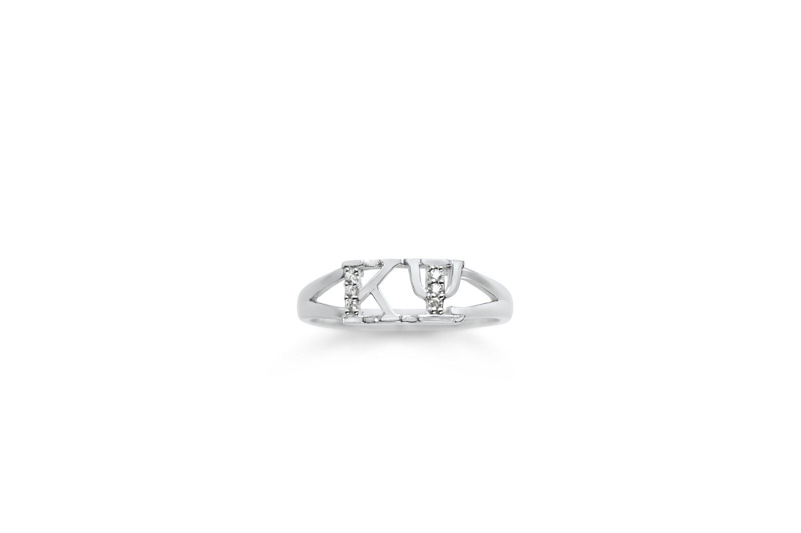 Kappa Psi Sterling Silver Ring with CZs NEW!!!