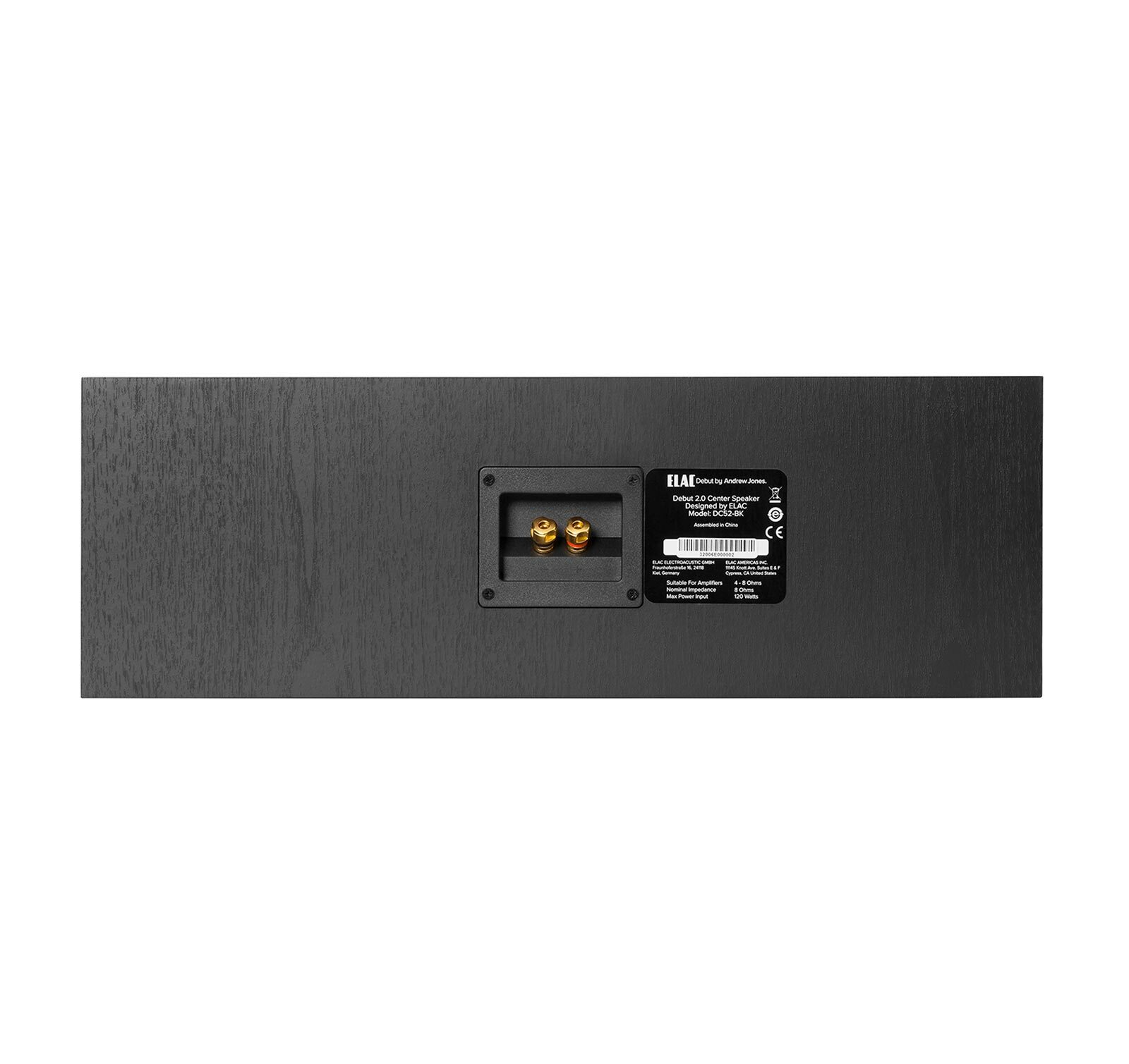Elac Debut 2.0 C5.2 Black Open Box Center Channel Speaker