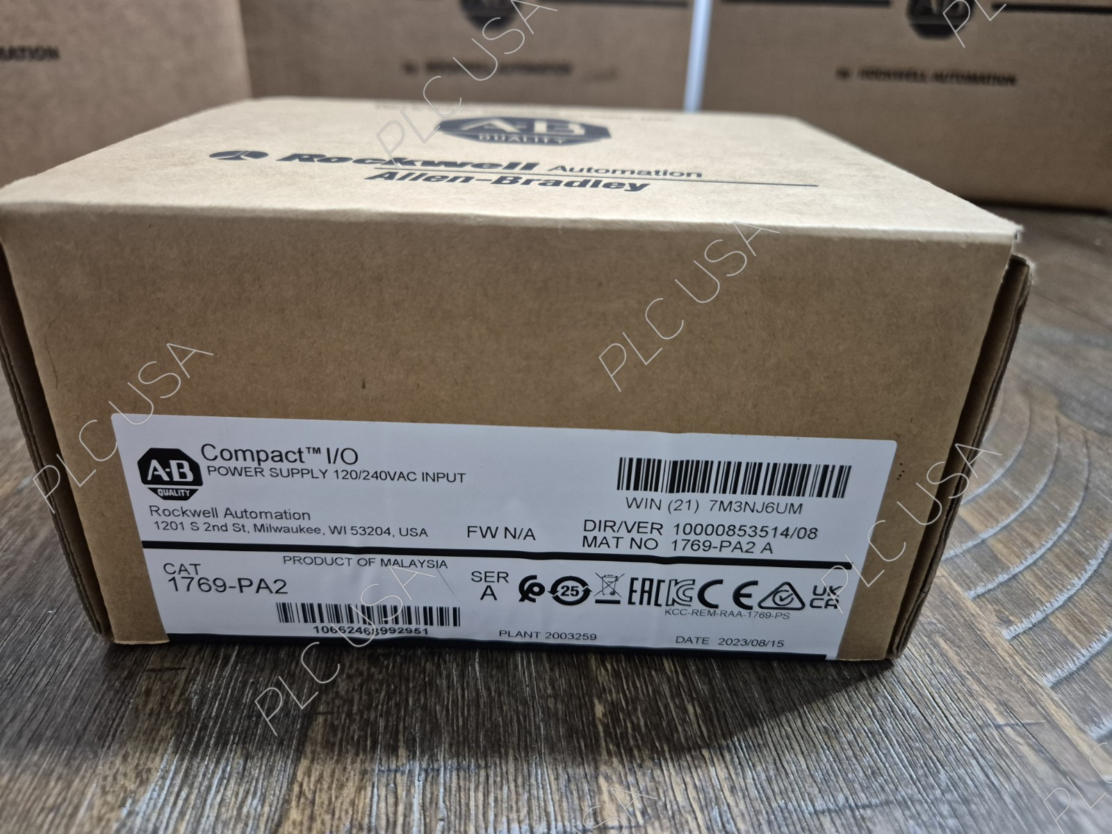 New Factory Sealed Allen Bradley 1769-PA2 /A CompactLogix AC Power Supply "USA
