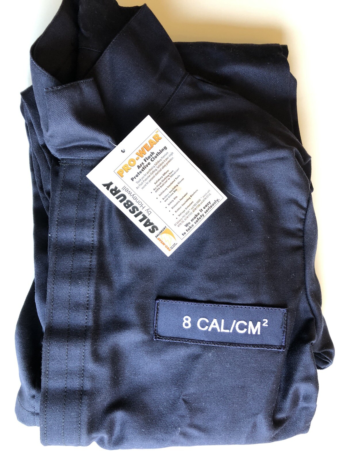 Salisbury by Honeywell ACCA8BLS Arc Flash Welding Coveralls Suit 8 Cal ~ SMALL