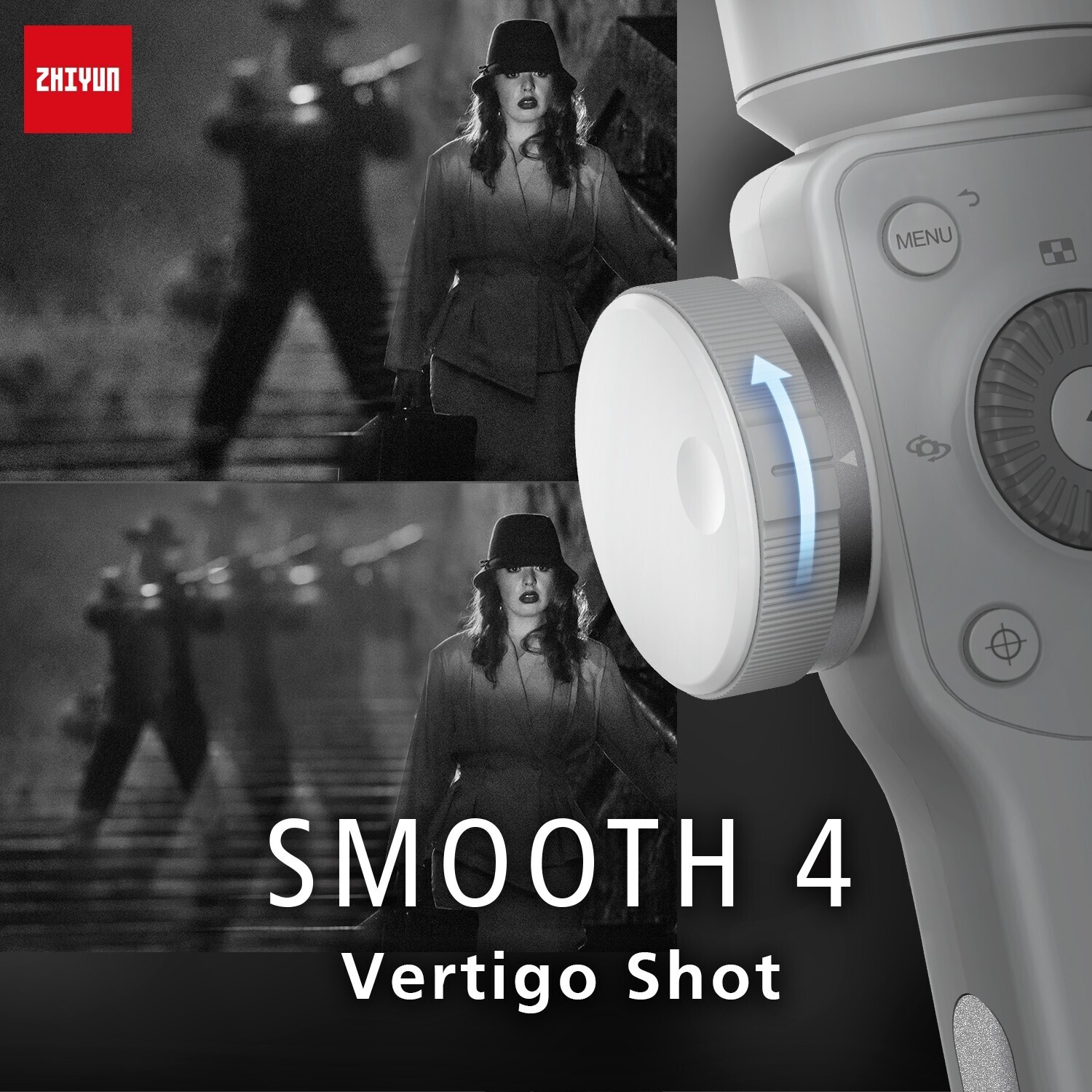 Zhiyun Smooth 4 3-Axis Handheld Smartphone Gimbal Stabilizer for iPhone Android