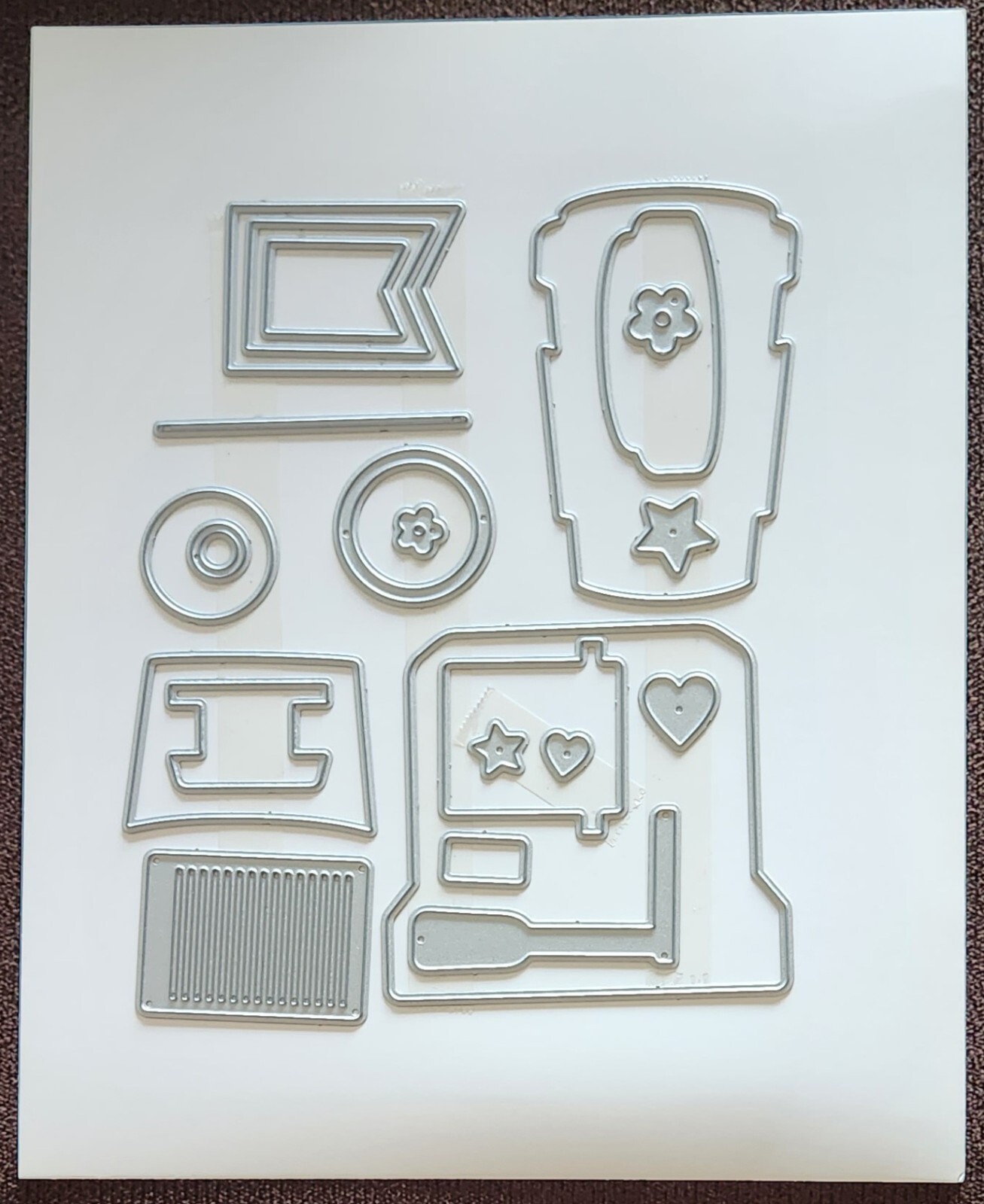Motion Crafts Animated Ephemera Camera/Coffee Stamp & Die Cut Kit