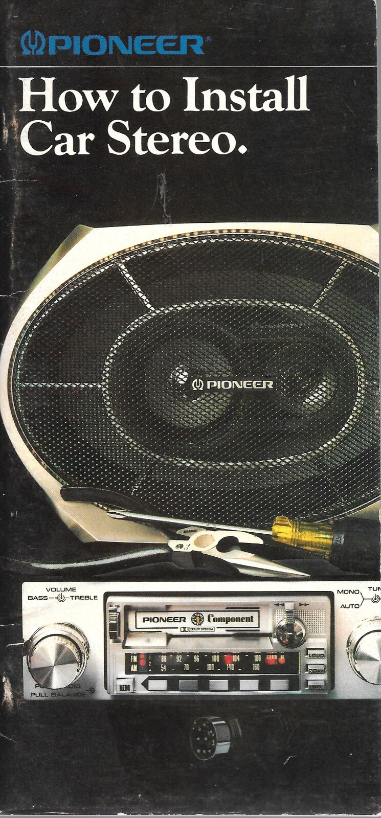 Pioneer How To Install Car Stereo Booket 1980 PHL-2780