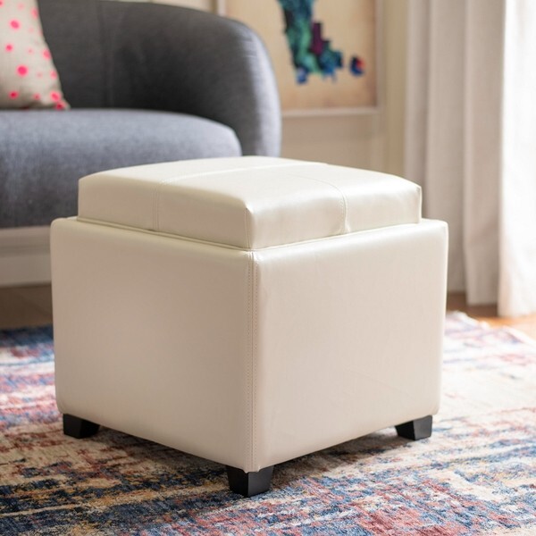 Safavieh Harrison Single Tray Ottoman, Reduced Price 2172712833 HUD8233K