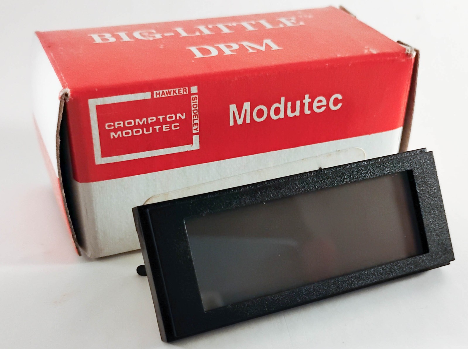Crompton Modutec BL-100301 LCD Panel Meter DC Voltage NOS Vintage