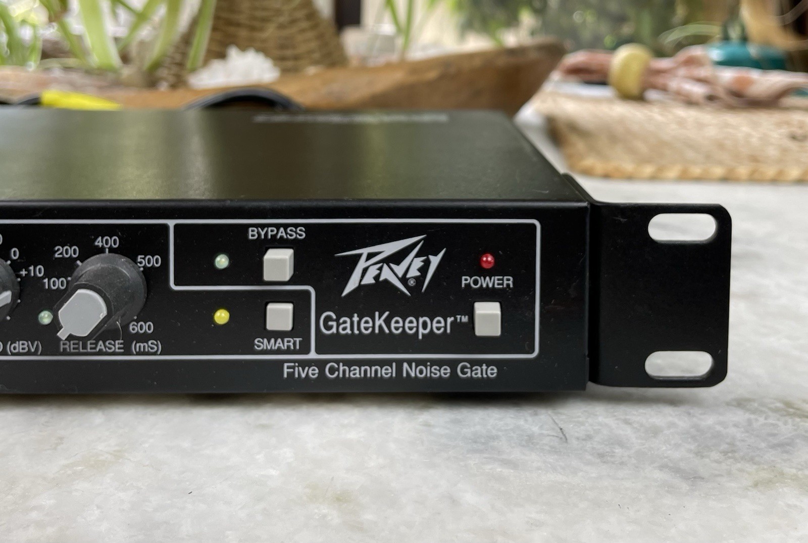 Peavey GateKeeper 5-Ch Noise Gate, Rackmount 1U, Bypass, 1/4" I/O