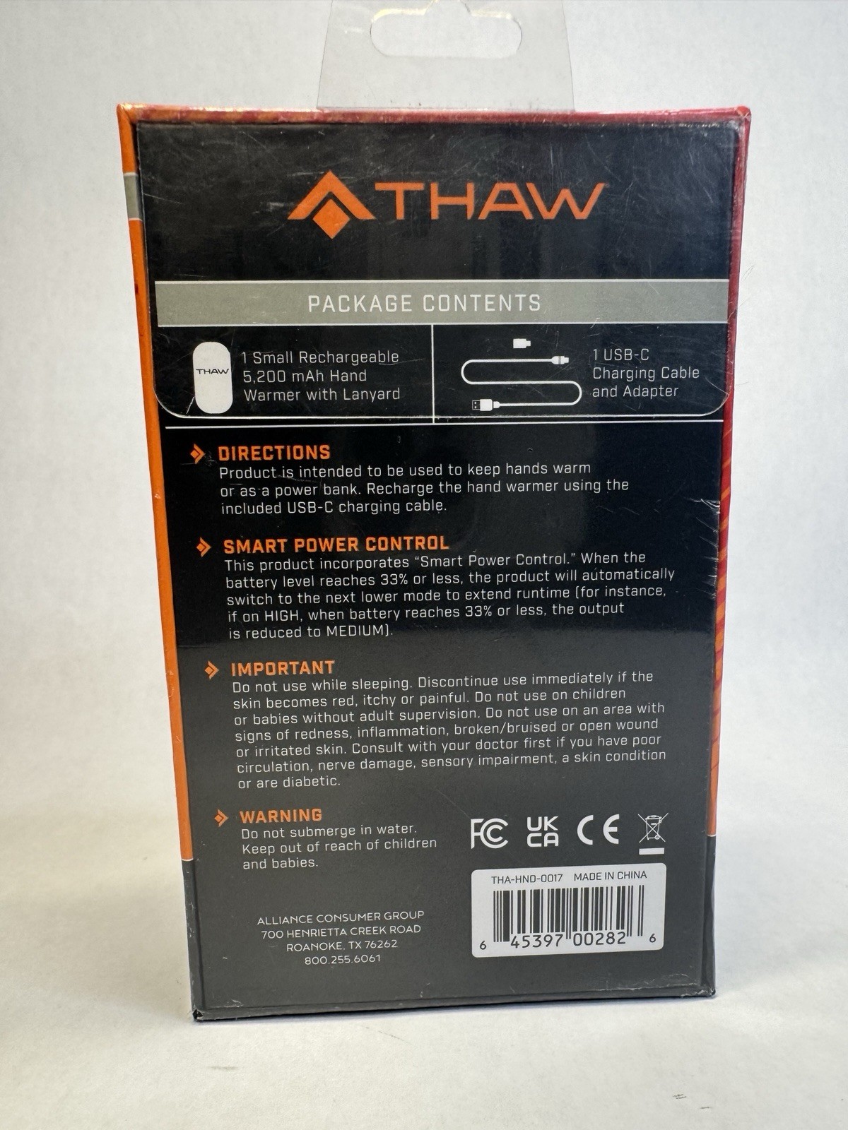 THAW Hand Warmer Rechargeable