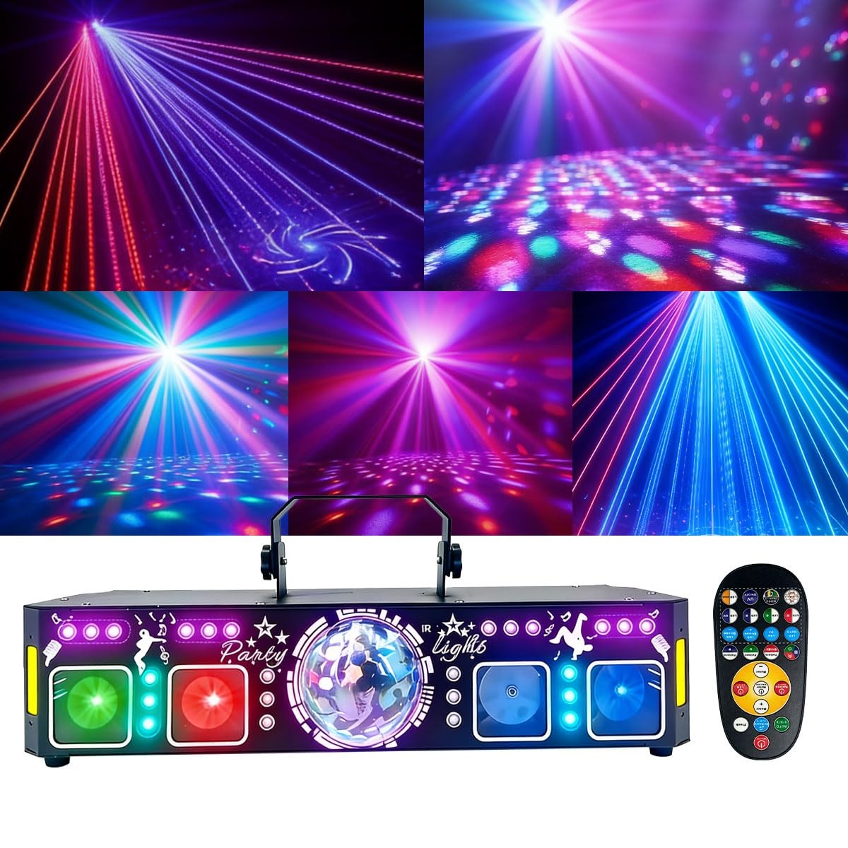 Xanthurys 6-in-1 DMX Stage Light