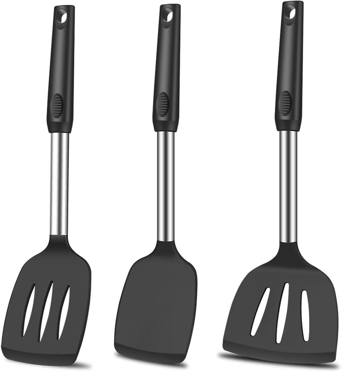 Spatula Set Silicone Spatula Heat Resistant Spatulas For Nonstick Cookware Rubbe