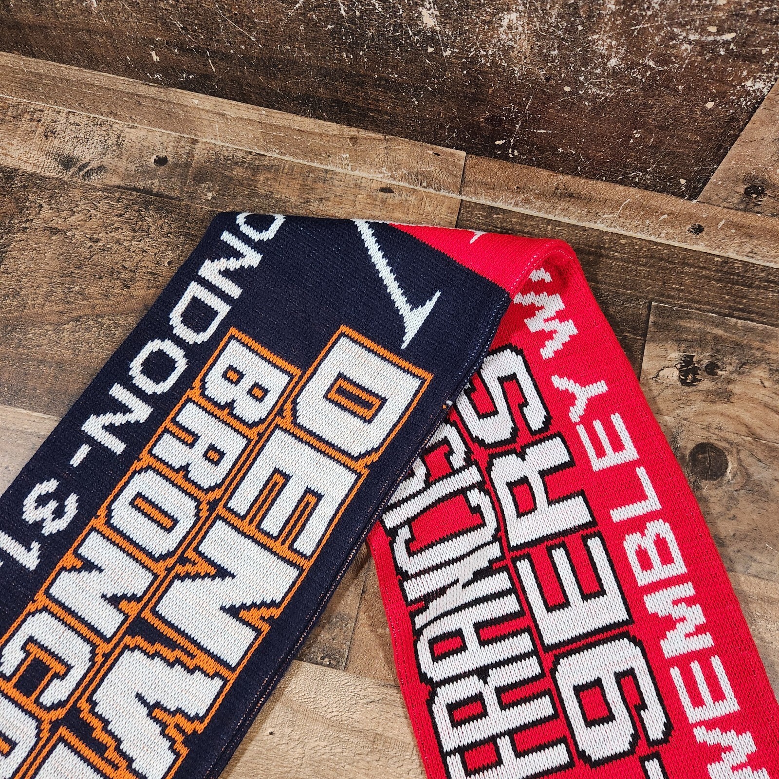 San Fransisco 49ers V Denver Broncos Scarf Reversible Wembly Stadium NFL