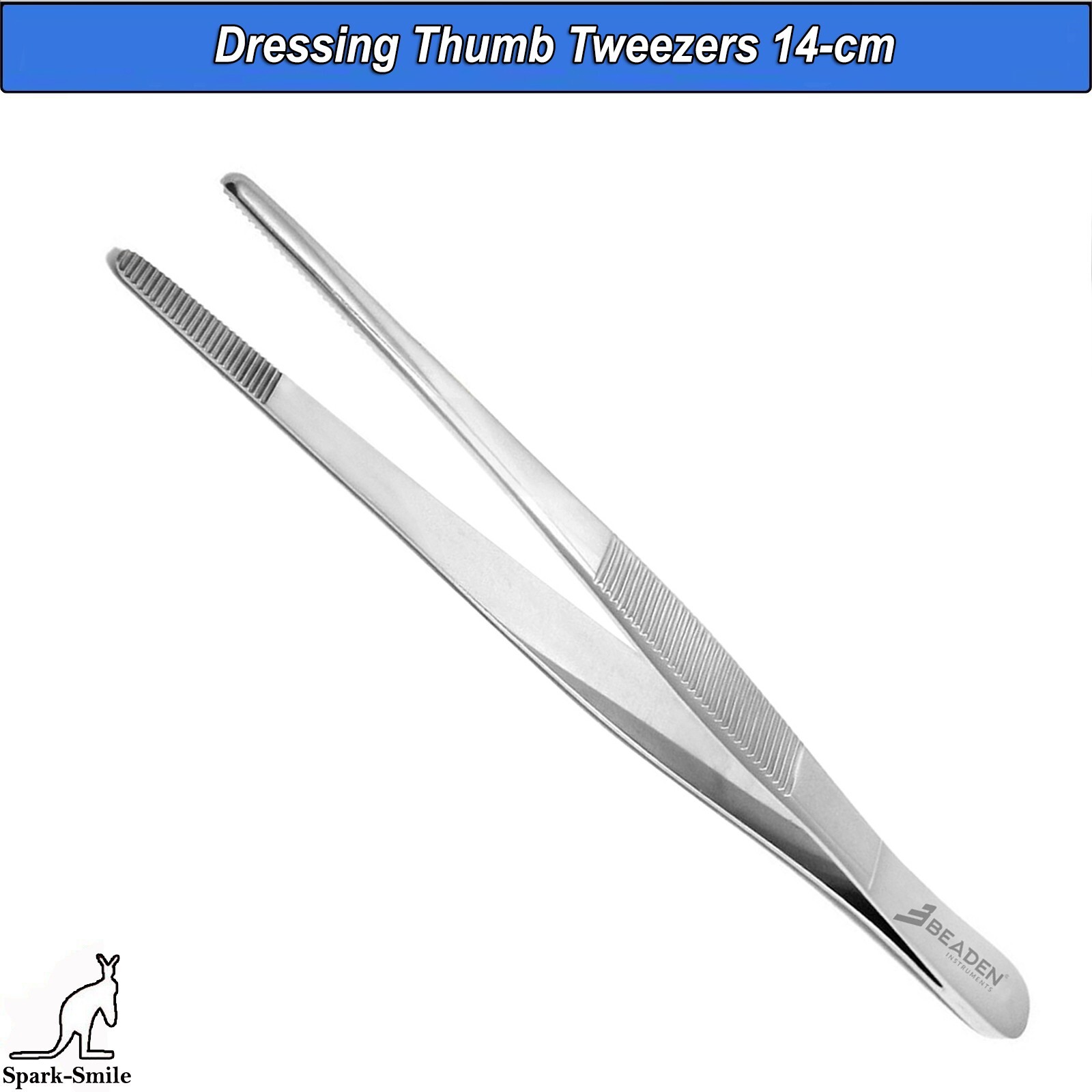 Medical Dressing Tissue Thumb Tweezers Nursing Forceps Dental Instruments New