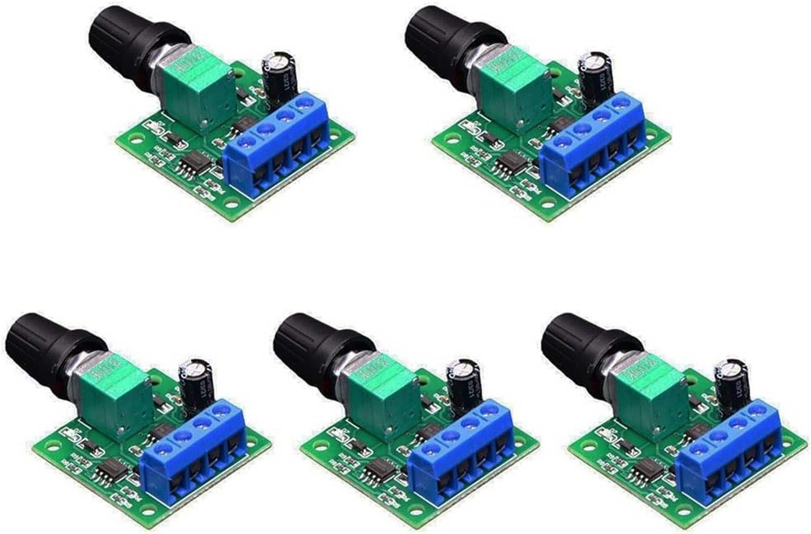 RUIAN PWM DC Motor Speed Controller 1.8v 3v 5v 6v 12v 2A 30W Low Voltage Adju...