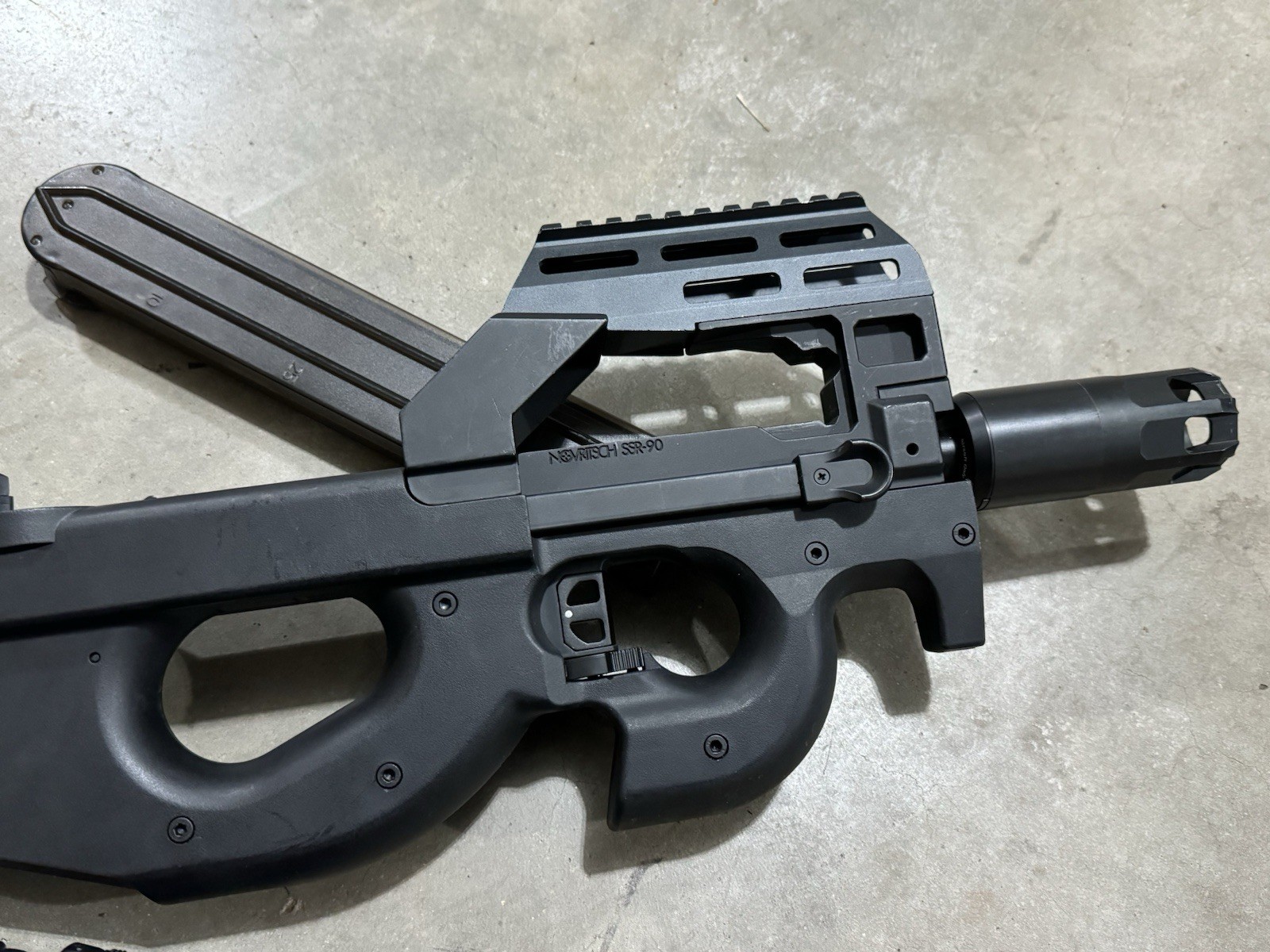 Novritsch FN Herstal SSR90 Airsoft AEG, Includes 1 Mag, Muzzle Break, Sling