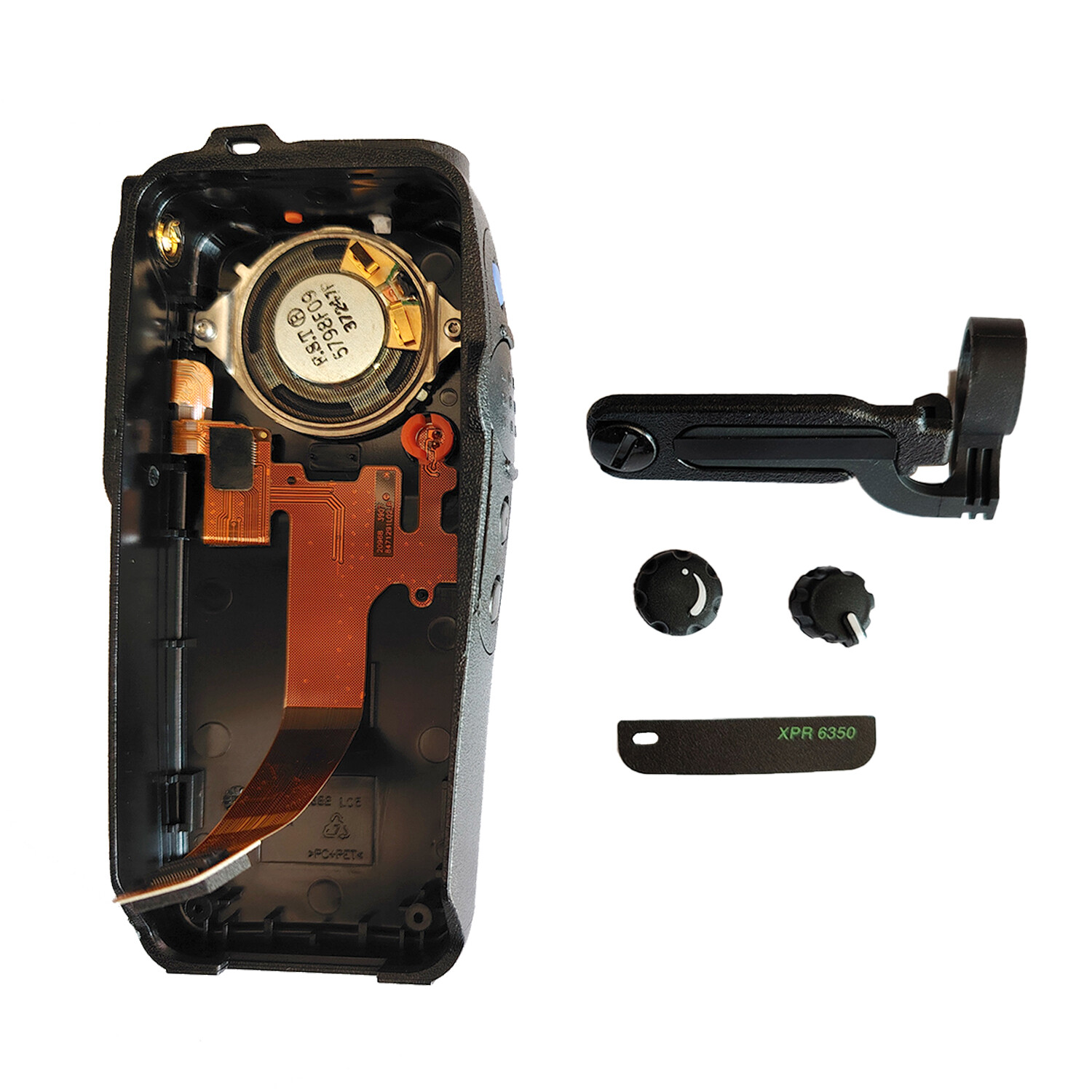 XPR 6350 Replacement Front Cover Outer Case For XPR6350 Radio With OEM Speaker