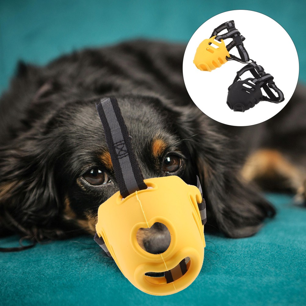 2 Pcs Basket Muzzle for Small Dogs Anti Eating Anti-biting Mouthpiece