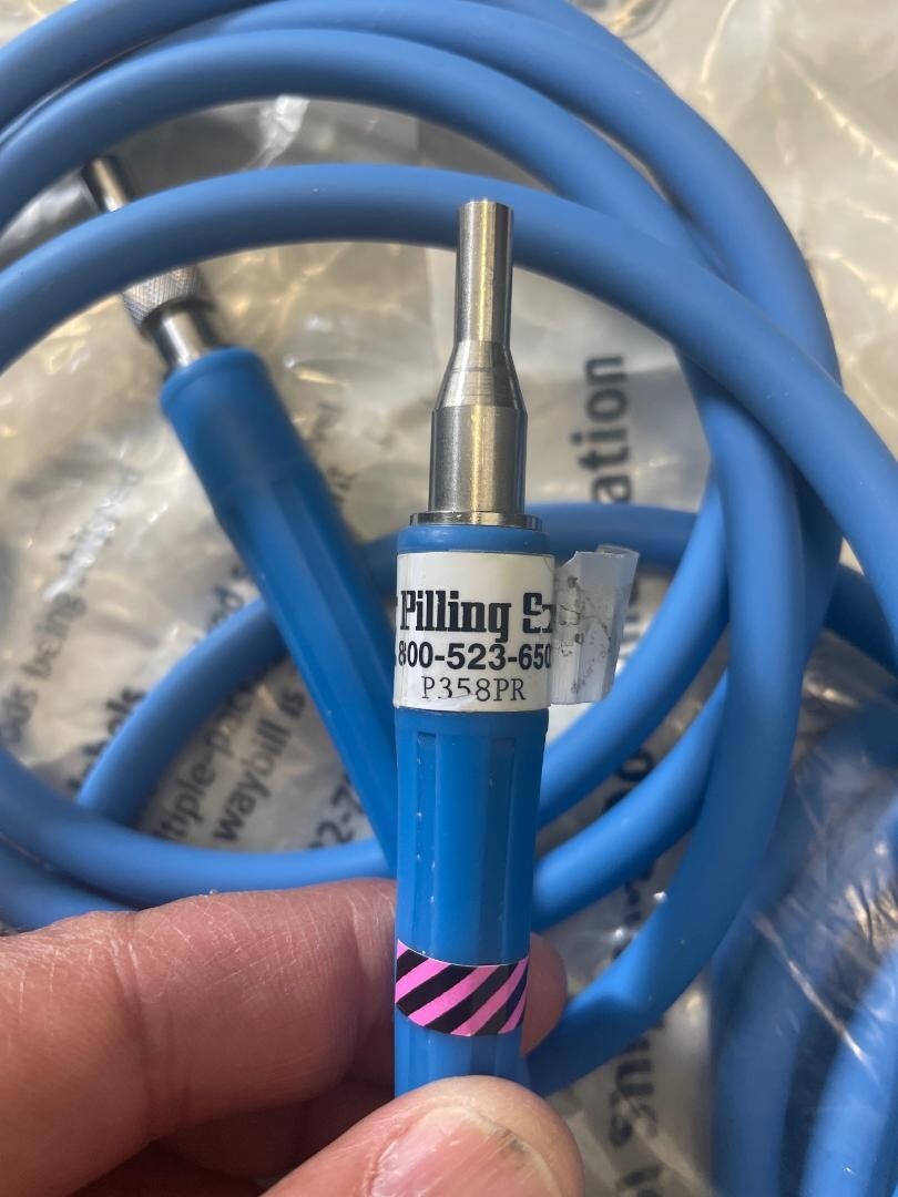 Lot of 2 Pilling Blue Fiber Optic Light Cord P358PR @ B6