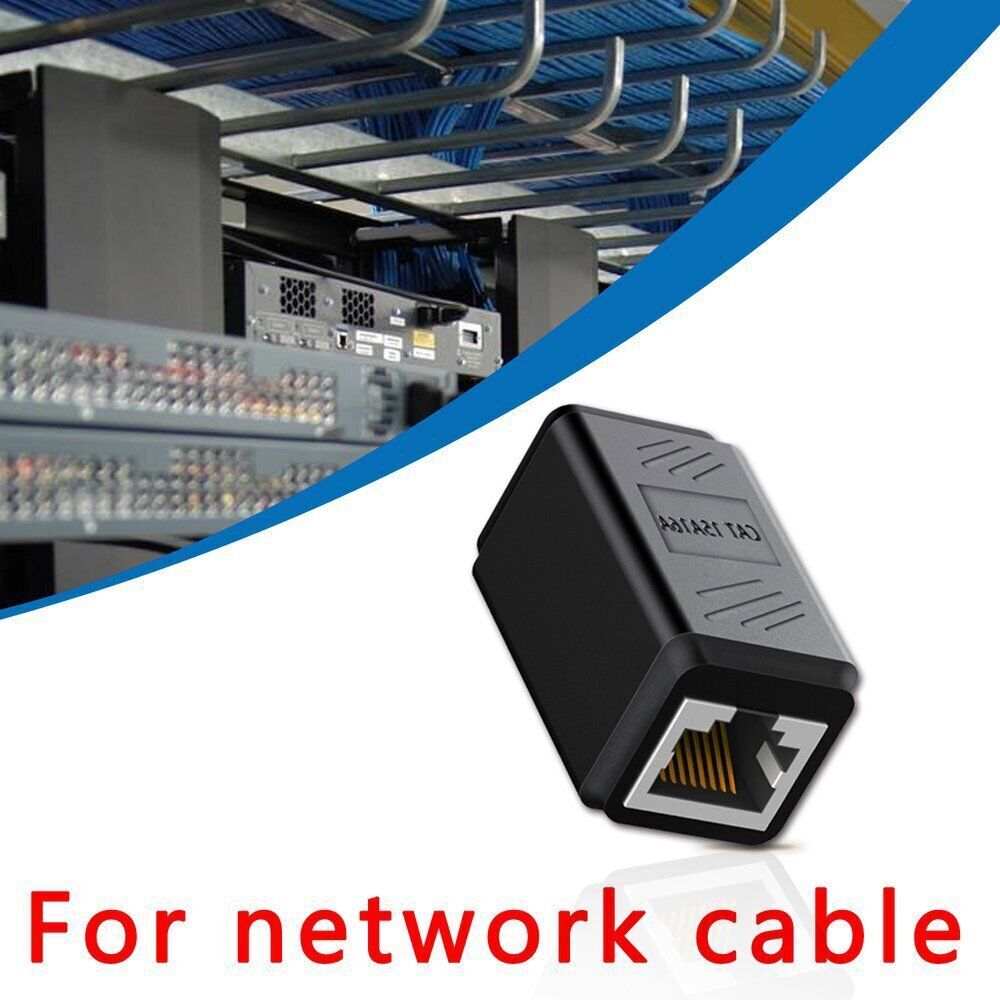 5PCS RJ45 Inline Coupler Cat7 Cat6 Cat5e Cat5 Ethernet LAN Network Cable Adapter