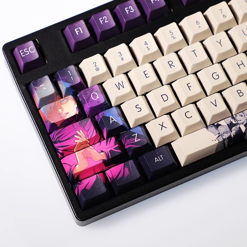 Jujutsu Kaisen Satoru Anime Animation Personality 108 Keycap Pbt Craft Homeboy