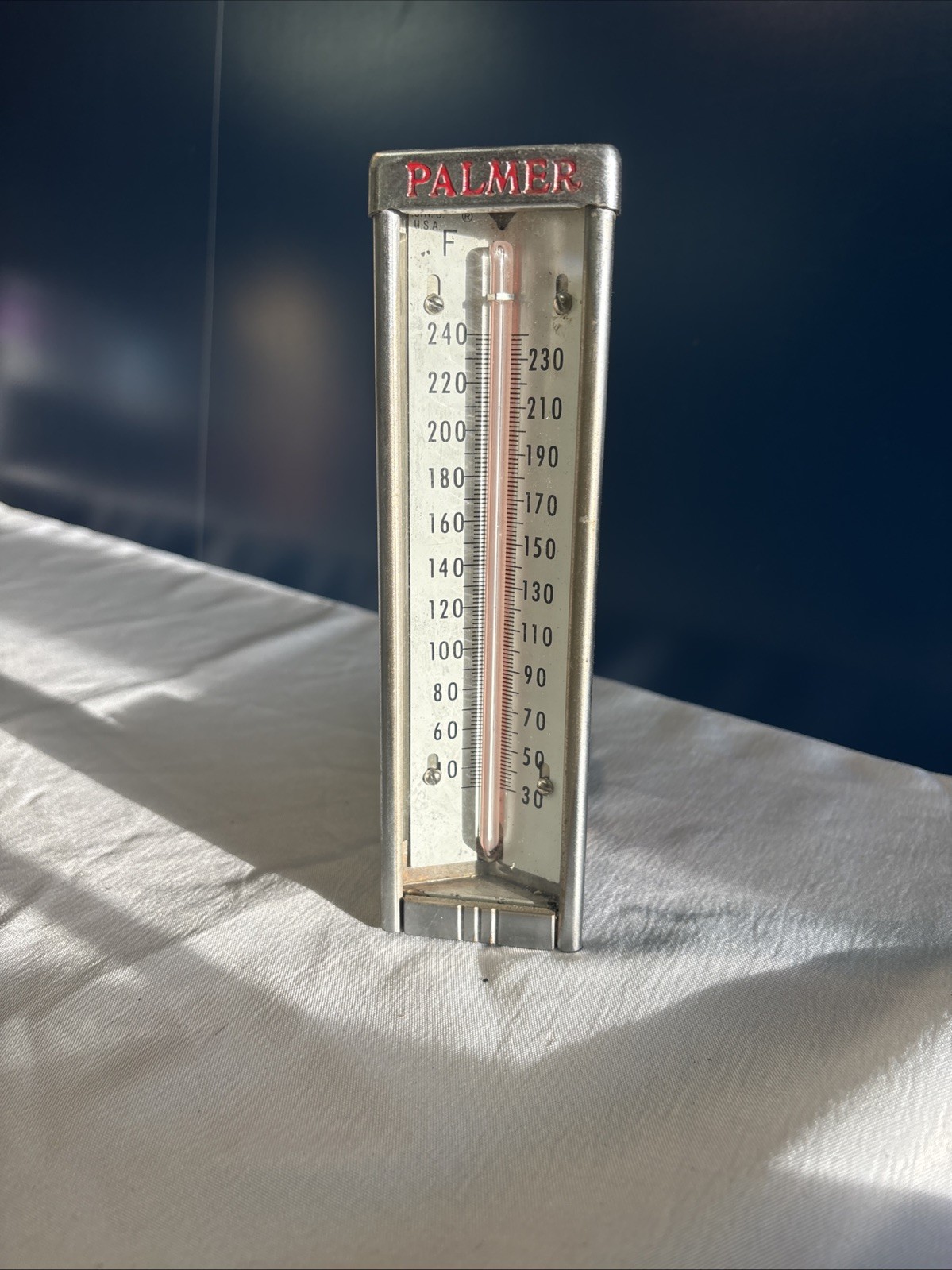 NOS Vintage PALMER 30 To 240° Fahrenheit Temperature Gauge