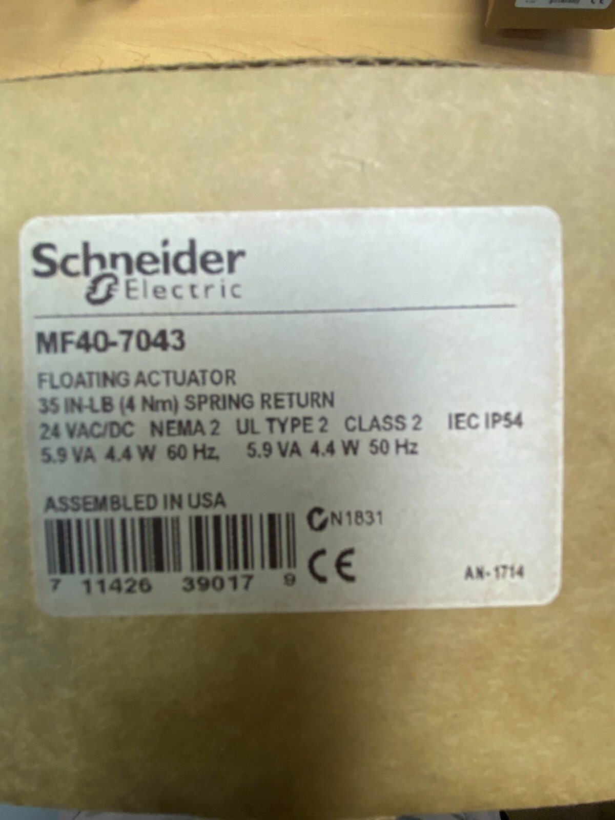 BELIMO AFB24-/Schneider Electric MF40-7034 Floating Actuator = to Belimo AFB24-3