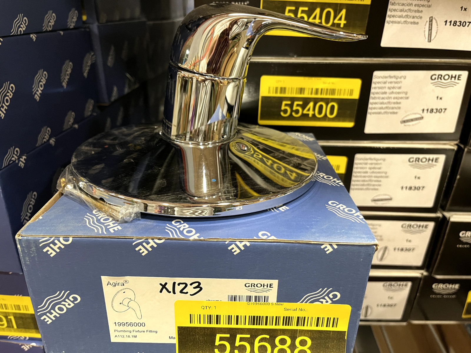 Grohe 19956000 Agira Pressure Balance Valve Trim - Chrome (Z4)