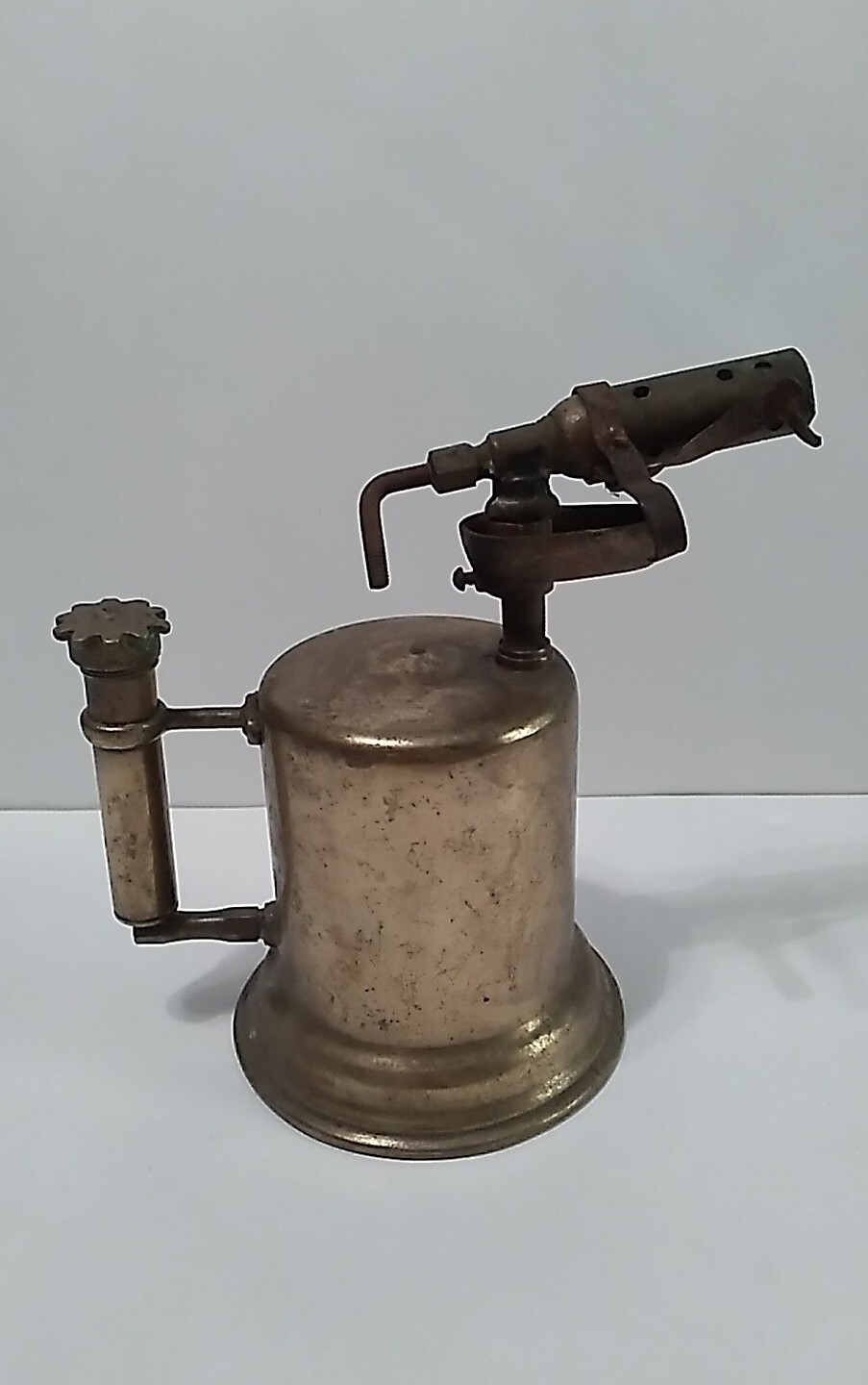 Vintage or Antique Brass Gas Kerosene Blow Torch