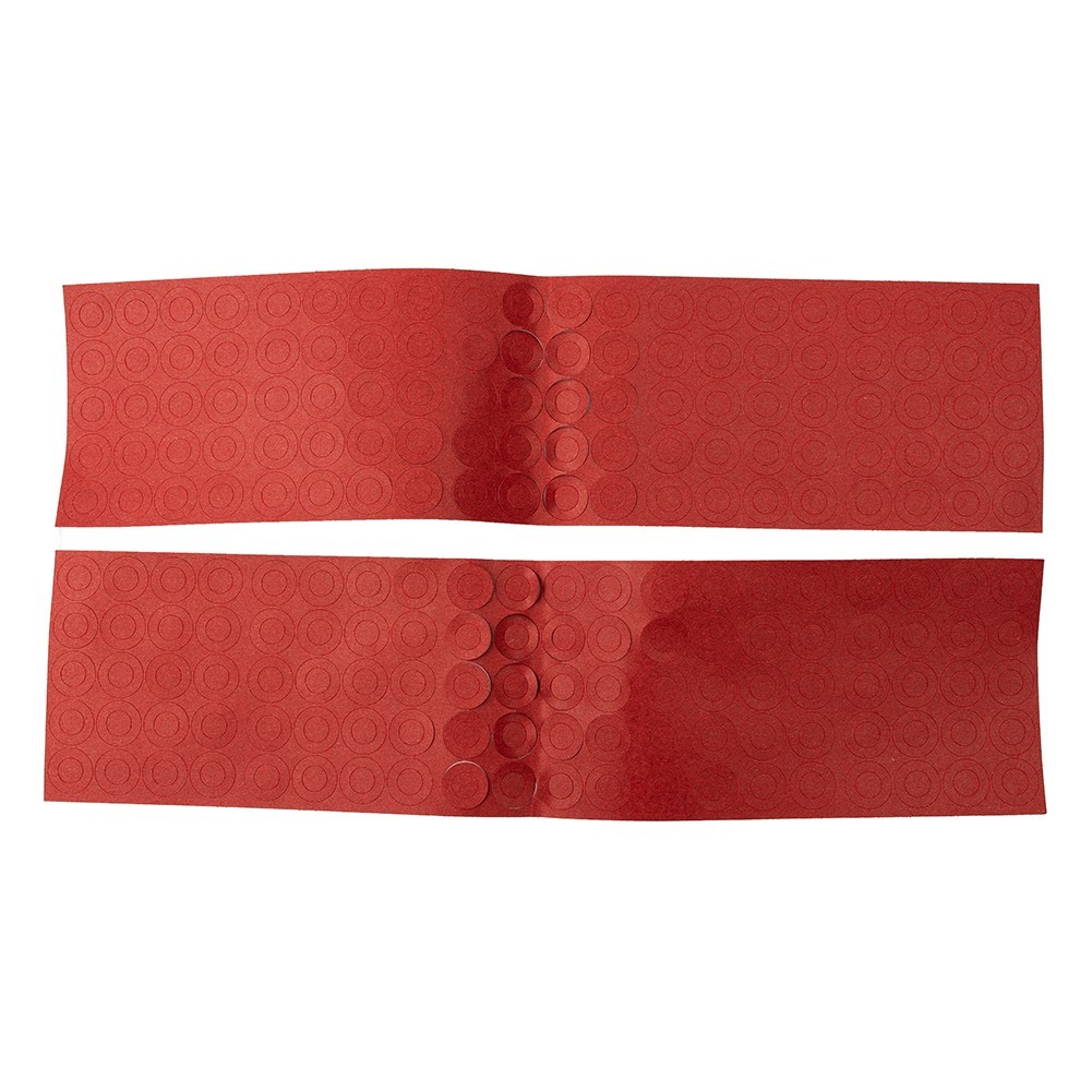 Insulators Paper Hollow Insulating Red 10mm 17mm 2 Sheets 200Pcs