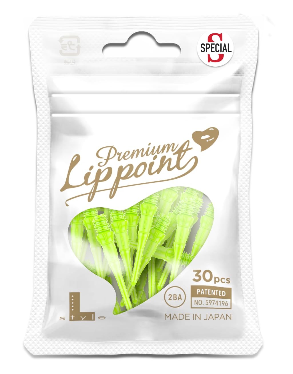L-style Premium Lippoint - Soft Tip Dart Points - Regular Length