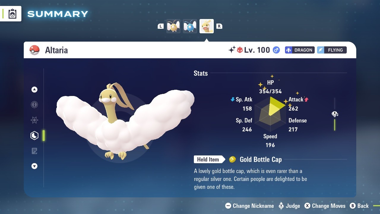 Pokémon Legends: Z-A Shiny Altaria 6iv ✨Max EV✨ALPHA
