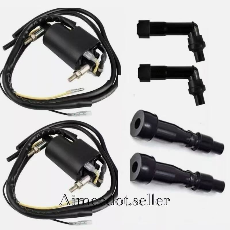 2XIgnition Coils+4X boots fits for Yamaha YZF-R1  YZFR1  YZF R1  (  1998-2001 )